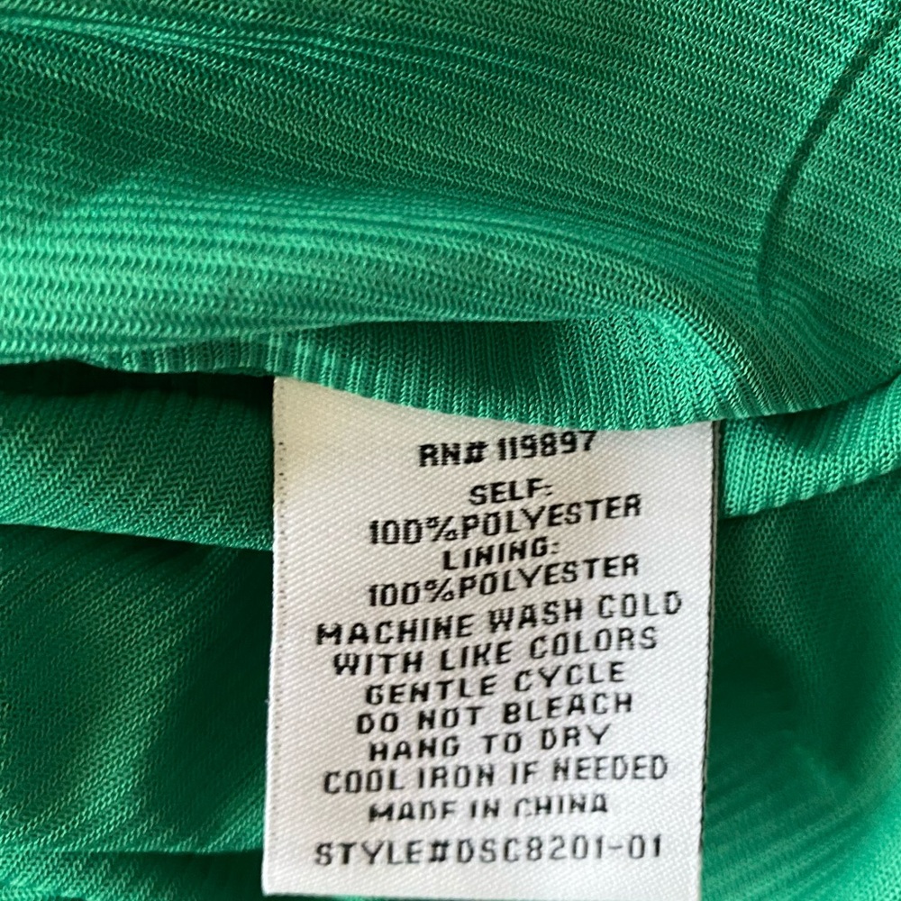 COLLECTIVE CONCEPTS Green White Dress XL NWT - Picture 7 of 7